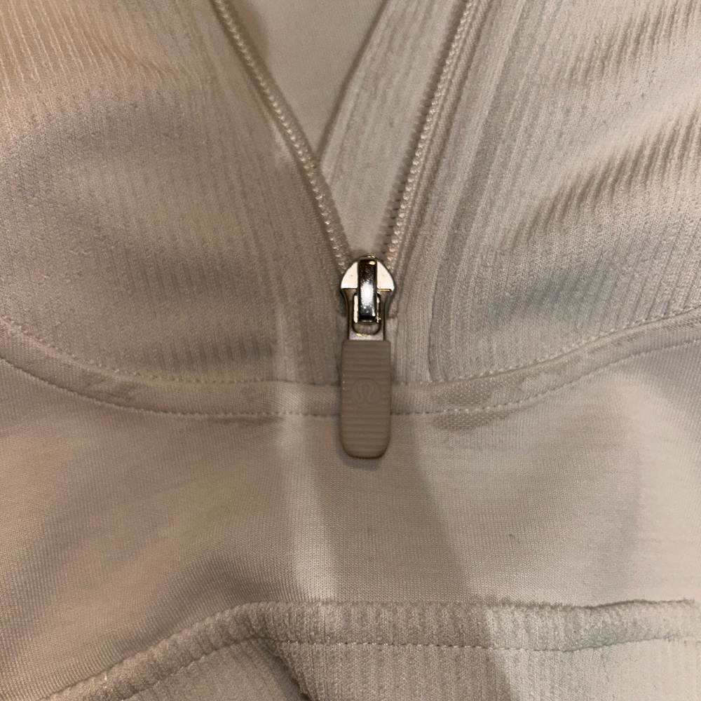 lululemon athletica White Half-Zip Sweatshirt - Picture 3 of 4